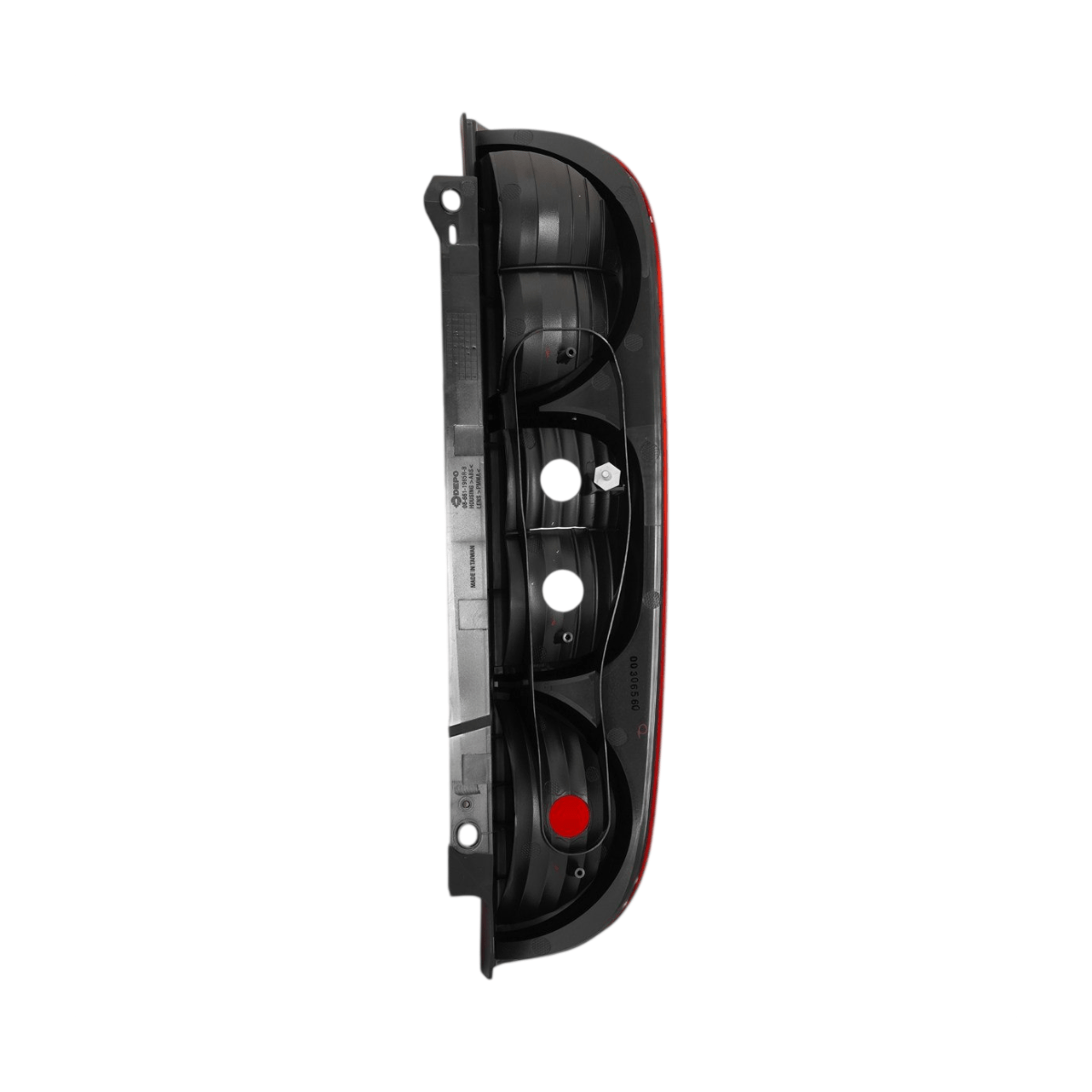 Lanterna Traseira Esquerda Bicolor 3 Furos Fiat Doblo Fiorino 2009 2010 2011 2012 2013 2014 2015 2016 2017 2018 2019 2020 2021 2022 2023 2024 2025 Novo