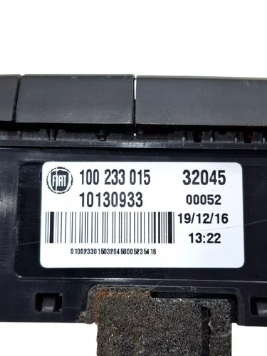 Botão Pisca Alerta Fiat Mobi 2016 A 2022 Painel Original Original Usado