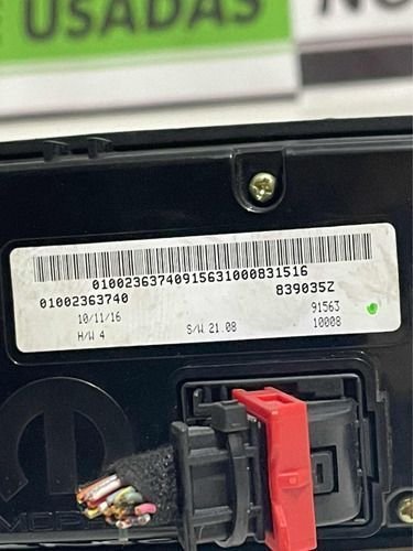 Comando Ar Condicionado Analógico Jeep Renegade 2016 A 2019 Original Usado