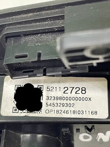 Comando De Ar-condicionado Onix Prisma 2013 Á 2019 52112728 Original Usado