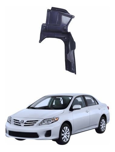 Defletor Parachoque Toyota Corolla 2008 Até 2014 Esquerdo