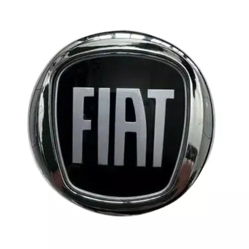 Emblema Grade Dianteira Fiat Argo Cronos 2017 a 2020 Ducato 2006 a 2018 Black Piano Novo