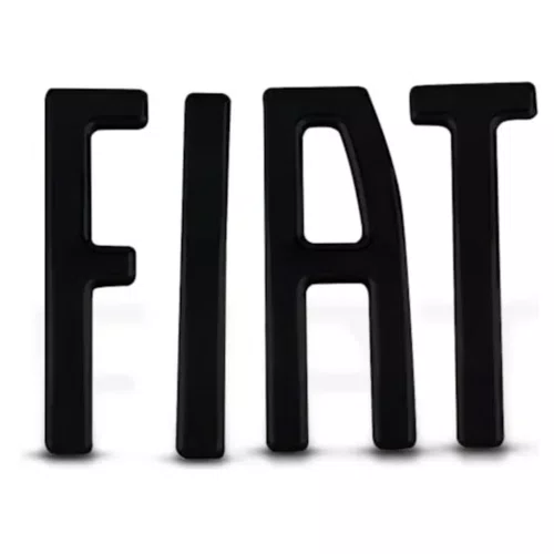 Emblema Grade Dianteira Fiat Pulse Fastback 2022 2023 2024 Black Piano Novo
