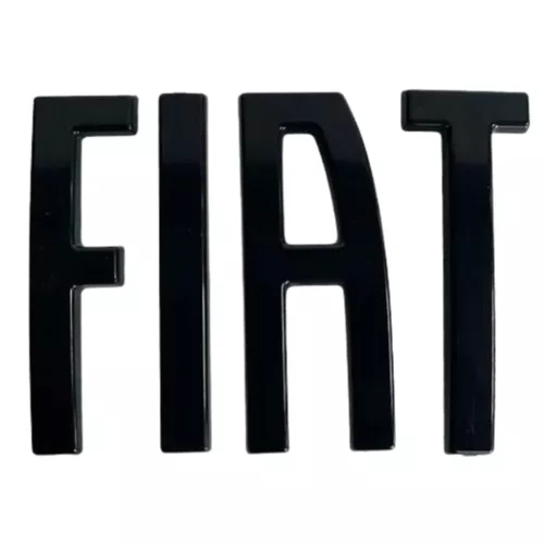 Emblema Grade Dianteira Fiat Strada 2020 2021 2022 2023 2024 Black Piano Novo