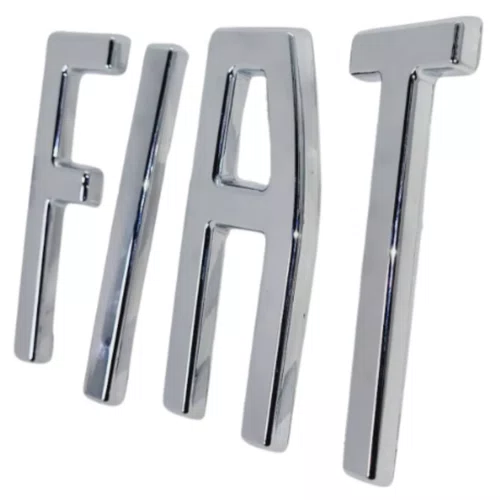 Emblema Grade Dianteira Fiat Strada 2020 2021 2022 2023 2024 Cromado Novo