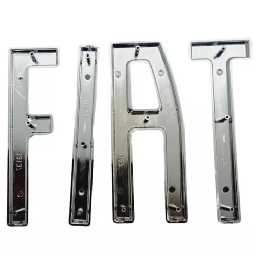 Emblema Grade Dianteira Fiat Strada 2020 2021 2022 2023 2024 Cromado Novo