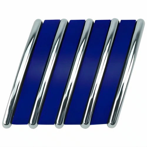 Emblema Grade Fiat Palio Siena Strada 1996 1997 1998 1999 2000 Azul Novo