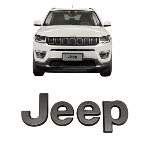 Emblema Grade Jeep Compass 2015 A 2019 2020 2021 Grafite