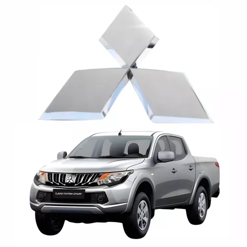 Emblema Grade Radiador Mitsubishi L200 Sport 2017 Até 2020