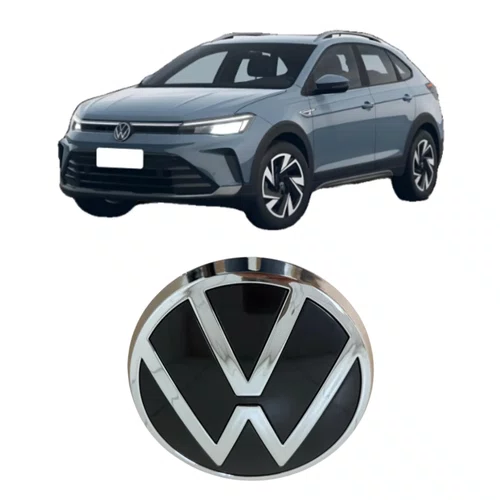 Emblema Grade Radiador Vw Nivus 2019 2020 2021 2022 2023 2024 2025