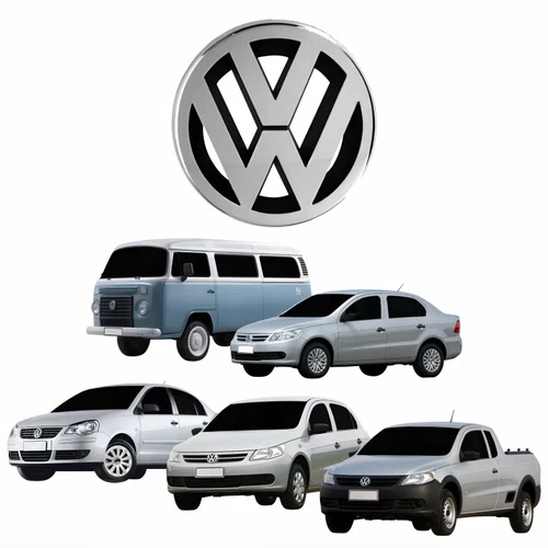 Emblema Grade Vw Gol Saveiro Polo Voyage 2008 A 2012 Kombi 2009 A 2012