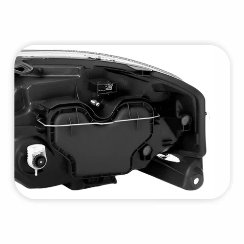 Farol Citroen C3 2002 Até 2012 Máscara Negra Lado Direito Novo