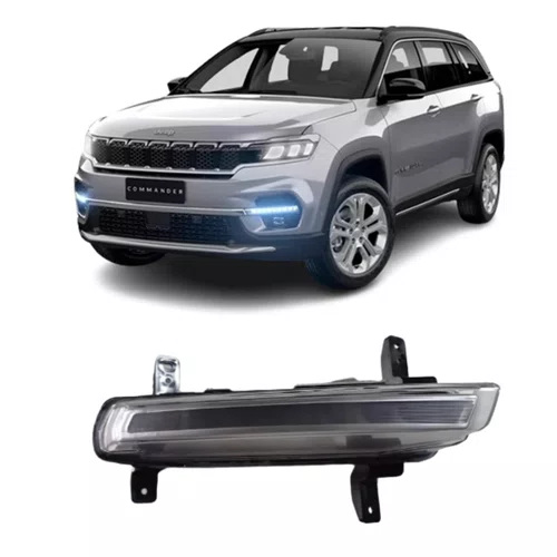 Farol De Milha Drl Led Jeep Commander 2020 A 2023 Esquerdo Original