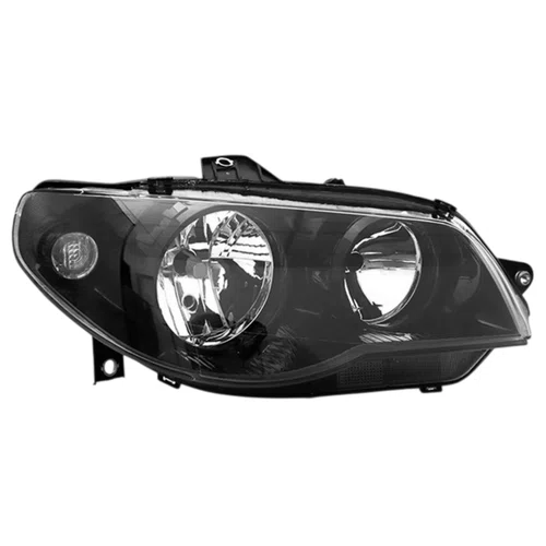 Farol Direita Mascara Negra Anel Preto Fiat Palio 2004 2005 2006 2007 2008 2009 2010 2011 2012 2013 2014 2015