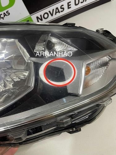 Farol Direito Com Friso Cromado Vw Up 2018 Á 2022 Original Usado