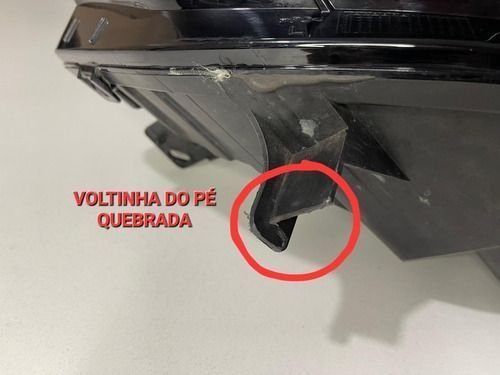 Farol Esquerdo Ecosport 2013 14 15 2016 Com Led Com Detalhe Original Usado