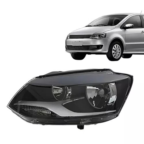 Farol Esquerdo Foco Duplo Volkswagen Fox 2010 2011 2012 2013 2014