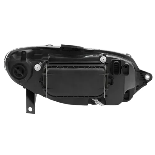 Farol Esquerdo Mascara Negra Fiat Palio G3 Siena G3 Strada G3 2004 2005 2006 2007 2008 2009 2010 2011 2012 2013 2014 com Anel Cromado Novo