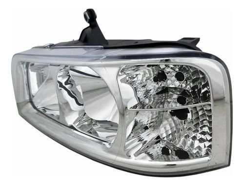 Farol Fiat Ducato 2005 Até 2015 Mascara Cromada Esquerdo  Novo