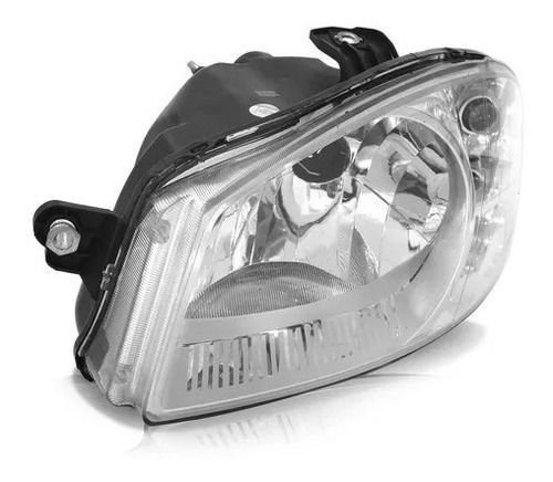 Farol Fiat Palio 2008 A 2012 Bbb Reto Cromado Esquerdo  Novo