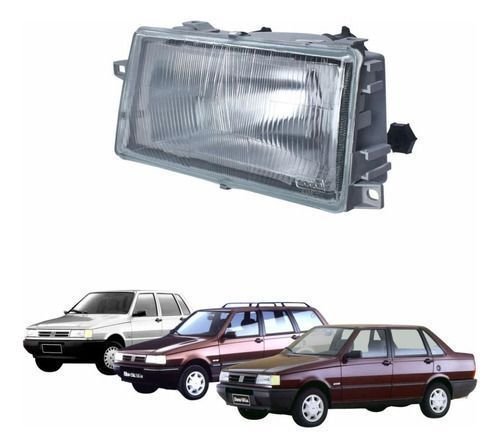 Farol Fiat Uno Fiorino Elba Premio 1991 Até 2003 Lente Vidro