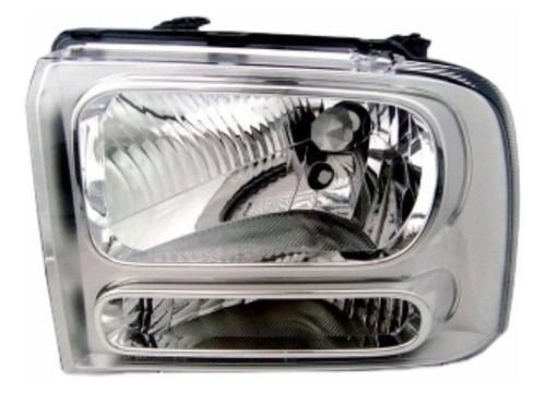 Farol Ford F250 F350 2007 A 2011 Máscara Cromada Esquerdo  Novo