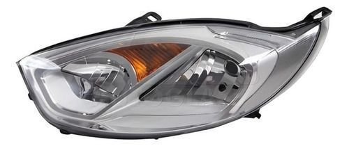 Farol Ford Fiesta 2011 2012 2013 2014 Másc Cromada Esquerdo  Novo
