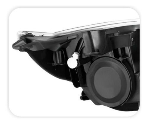 Farol Ford Fiesta 2011 2012 2013 2014 Másc Cromada Esquerdo  Novo