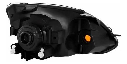 Farol Ford Fiesta Hatch Sedan 2003 A 2007 Cromado Esquerdo Original Usado