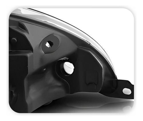 Farol Ford Ka 2008 Até 2014 Máscara Cromada Lado Esquerdo  Novo