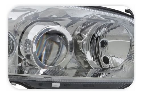 Farol Gm Astra 2003 Até 2012 Duplo Máscara Cromada Direito  Novo