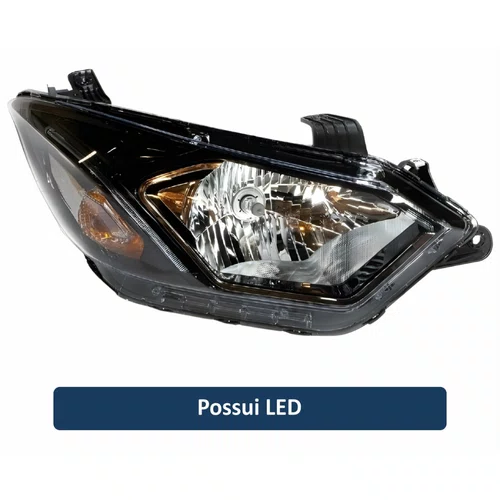 Farol GM Onix Prisma 2017 2018 2019 Com Led Lado Direito  Novo
