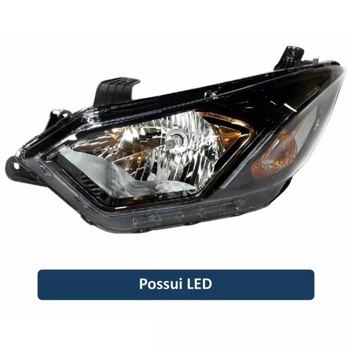Farol GM Onix Prisma 2017 2018 2019 Com Led Lado Esquerdo  Novo