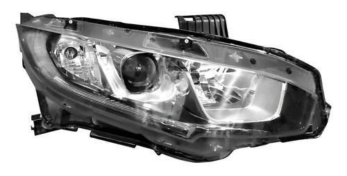 Farol Honda Civic 2017 2018 2019 2020 Cromado C/ Led Direito  Novo