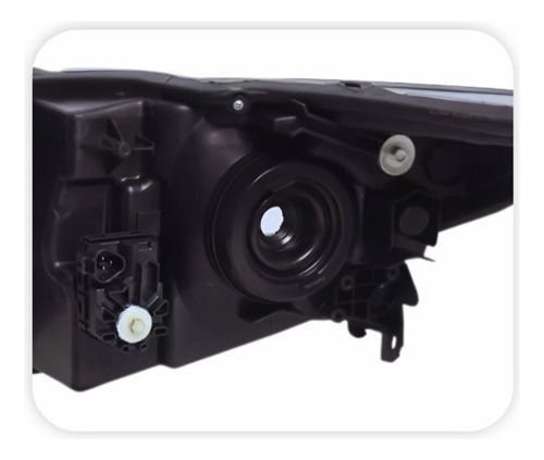Farol Honda Hrv 2016 2017 2018 Mascara Negra Lado Direito  Novo