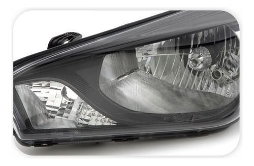 Farol Hyundai Hb20 2012 A 2019 Mascara Negra Esquerdo  Novo