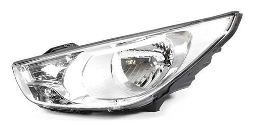 Farol Hyundai Ix35 2010 Até 2015 Mascara Cromada Esquerdo  Novo
