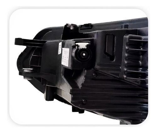 Farol Mascara Negra Lado Esquerdo Vw Nivus 2022 Á 2024  Novo