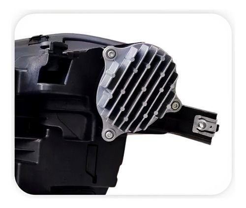 Farol Mascara Negra Lado Esquerdo Vw Nivus 2022 Á 2024  Novo