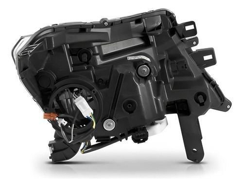 Farol Nissan Frontier 2017 18 19 20 21 Masc Cromada Direito  Novo