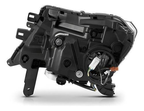 Farol Nissan Frontier 2017 18 19 20 21 Masc Cromada Esquerdo  Novo