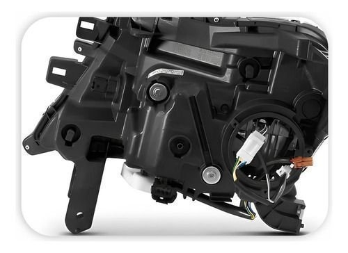 Farol Nissan Frontier 2017 18 19 20 21 Masc Cromada Esquerdo  Novo
