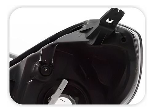 Farol Nissan Versa 2015 A 2020 Mascara Cromada Lado Direito Novo