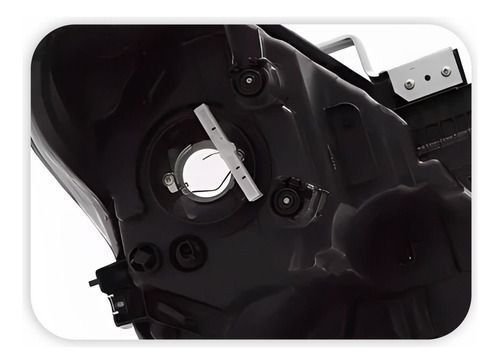 Farol Nissan Versa 2015 A 2020 Mascara Cromada Lado Esquerdo Novo