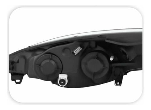 Farol Peugeot 207 2007 Até 2015 Máscara Cromada Esquerdo  Novo