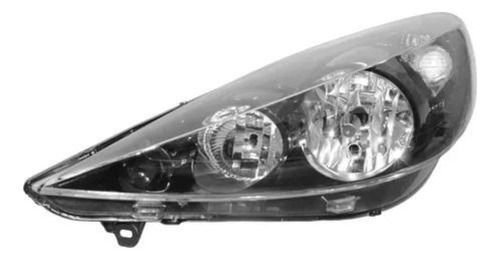 Farol Peugeot 207 2008 A 2014 Mascara Negra Esquerdo Novo
