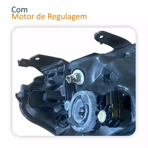 Farol Principal Ford Ranger 2012 Até 2016 Máscara Cromada Lado Esquerdo Motorista  Novo