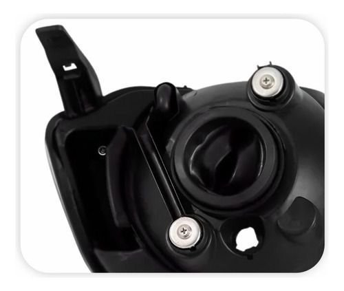 Farol Renault Kwid 2017 2018 2019 2020 Borda Preta Esquerdo  Novo