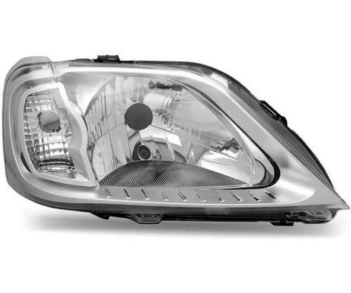 Farol Renault Logan 2007/10 Cromado Direito  Novo