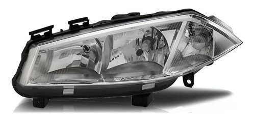 Farol Renault Megane 2006 Até 2012 Mascara Cromada Esquerdo